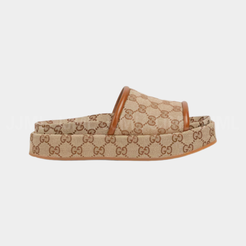구찌 최신 봄/여름 슈퍼 더블 GG 시리즈 샌들