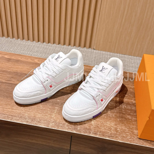 루이비통 LV TRAINER 포인트 핑크