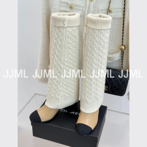 샤넬 투웨이 니트 부츠 베이지