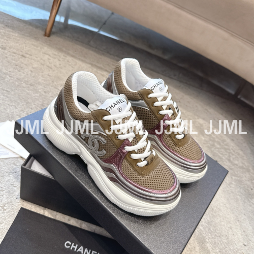 샤넬 CC로고 크루즈 스니커즈 브라운