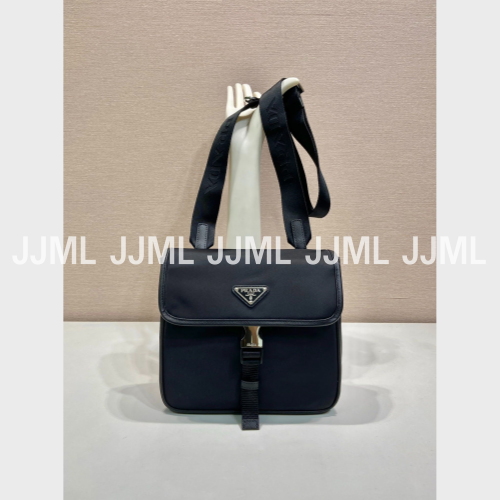 프라다 리나일론 사피아노 숄더백 블랙 2VD077