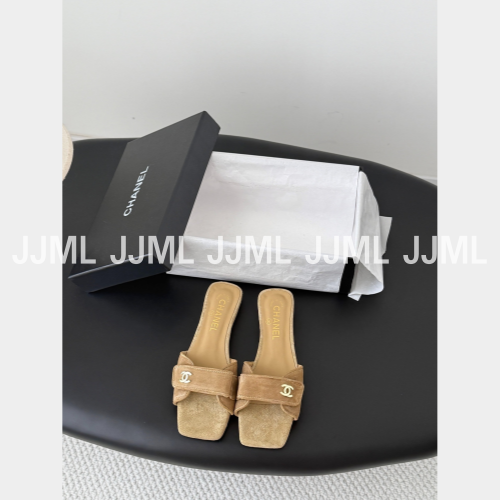 샤넬 26C 버클 슬라이드 베이지