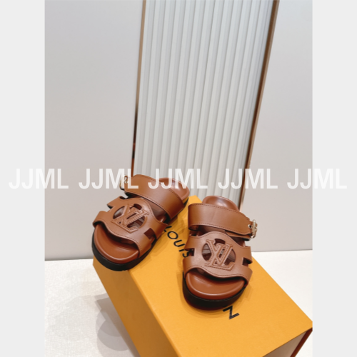 루이비통 이솔라 컴포트 뮬 브라운