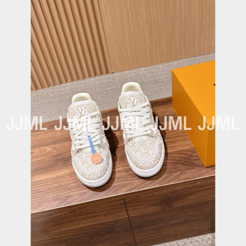 루이비통 LV 트레이너 스니커즈 베이지