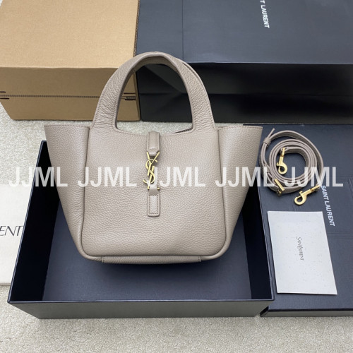 입생로랑 베아 Bea 스몰 토트백 밀크티