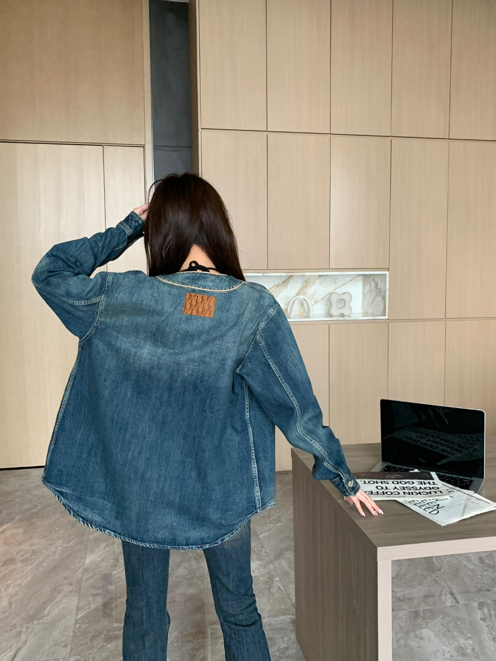 재킷 모델 착용 이미지-S160L5