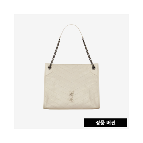 입생로랑 니키 라지 쇼퍼백 화이트 5779990EN049207 [매장-300만원대]