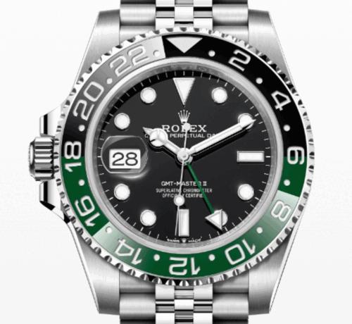 로렉스 GMT-마스터 [그린,블랙] [왼손용] [스프라이트] [40mm]