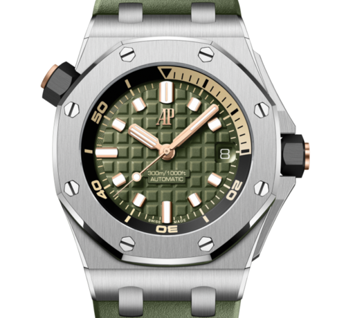 오데마피게 로얄오크 오프쇼어 다이버 15720ST.OO.A052CA.01 [그린판] [42mm]