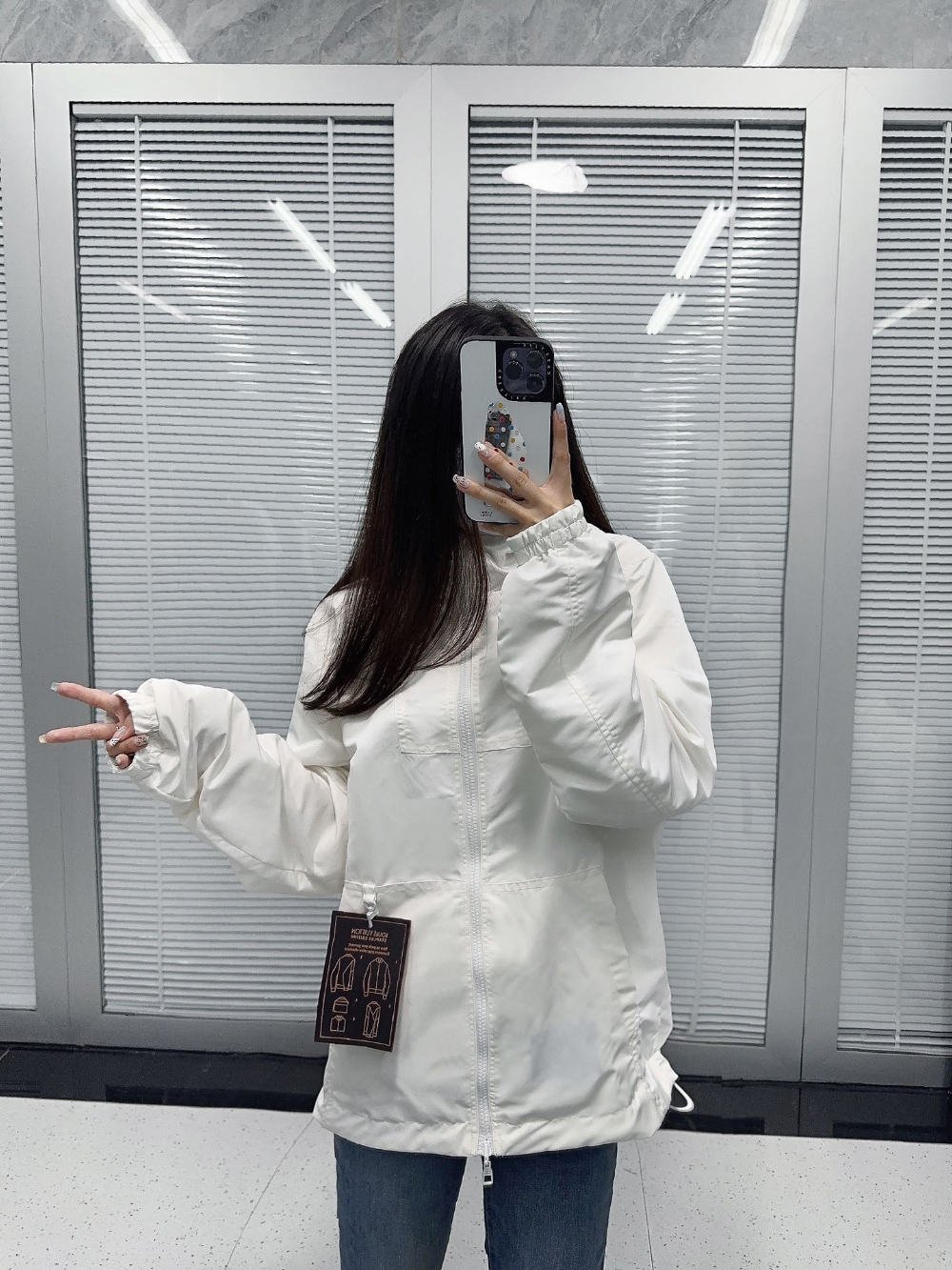 재킷 모델 착용 이미지-S22L6