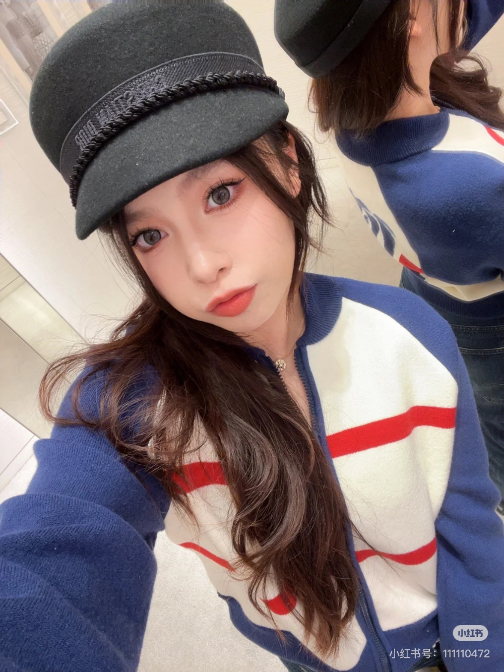 재킷 모델 착용 이미지-S207L12