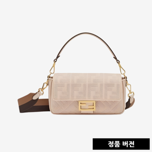 펜디 핑크 FF 캔버스 바게트백 8BR600 [매장-300만원대]