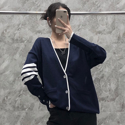 톰브라운 남여공용 가디건 [네이비] TB27