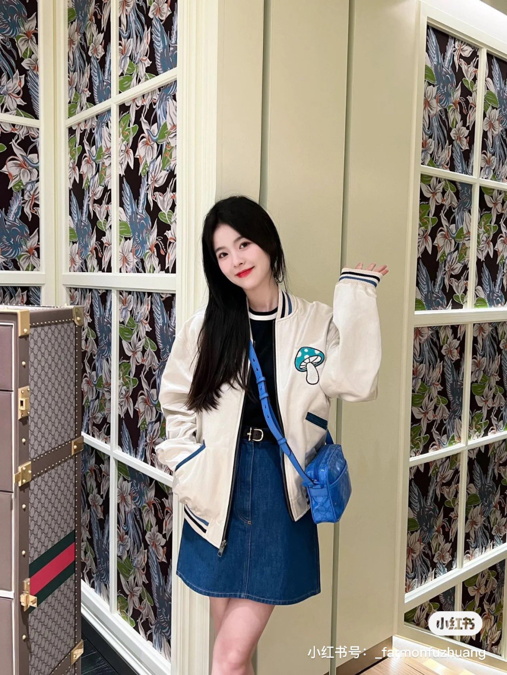 재킷 모델 착용 이미지-S228L10