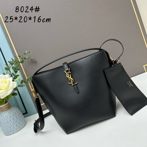 입생로랑 LE37 핸드 버킷백 25cm [블랙]