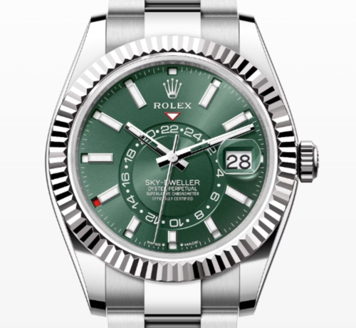 로렉스 스카이드웰러 [오이스터] [그린] [42mm]