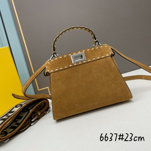 펜디 피카부 셀러리아 23cm [브라운]