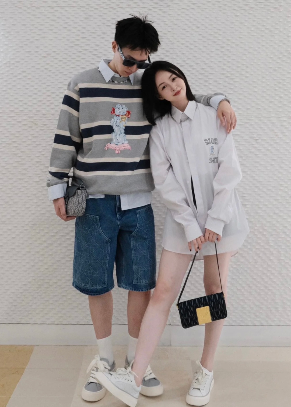 긴팔 티셔츠 모델 착용 이미지-S64L12