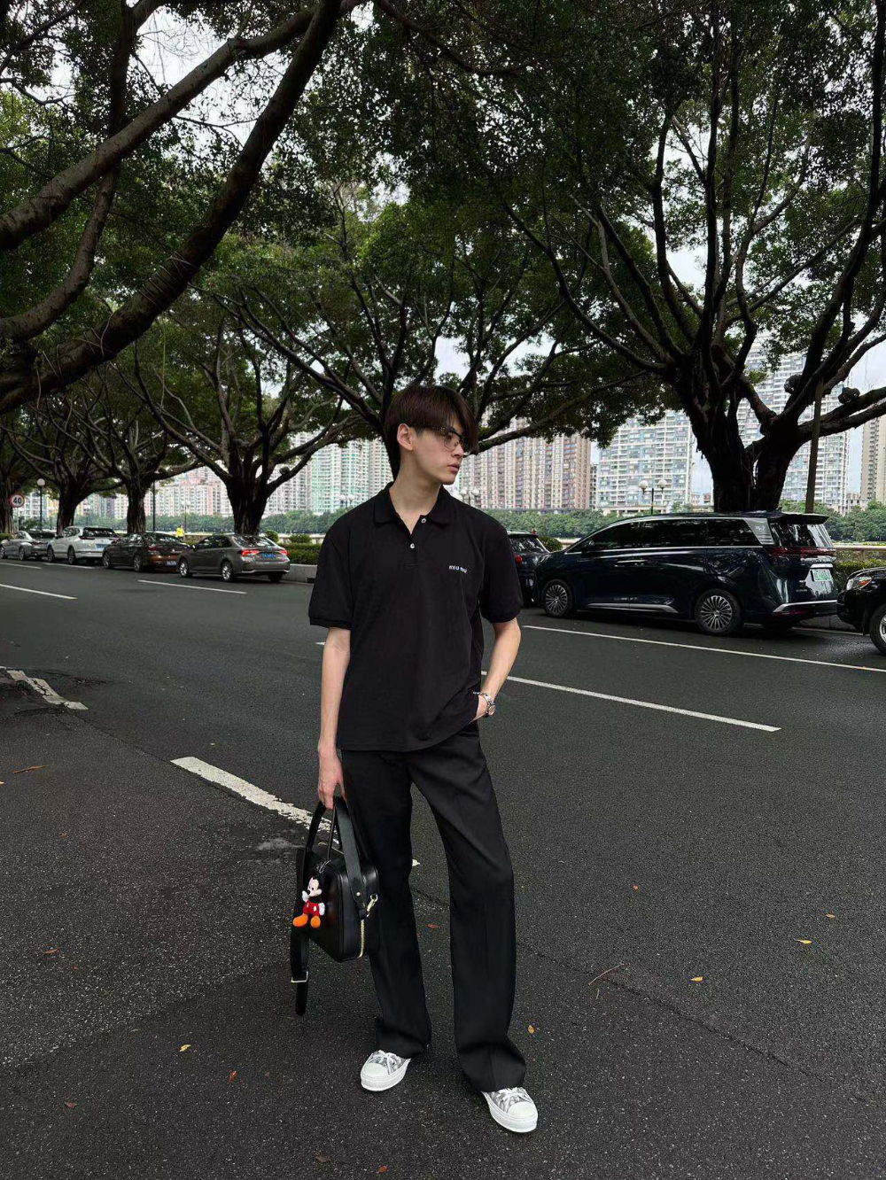 바지 모델 착용 이미지-S9L22