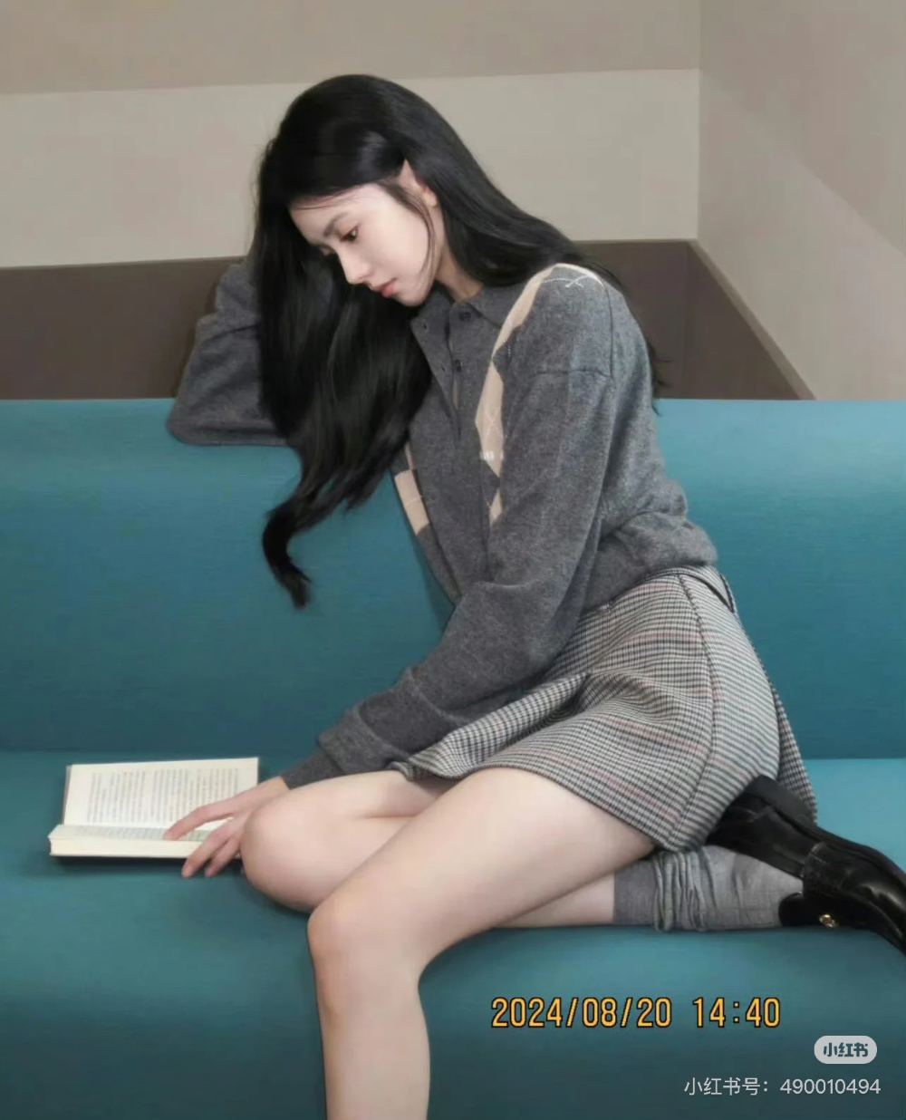재킷 모델 착용 이미지-S167L12
