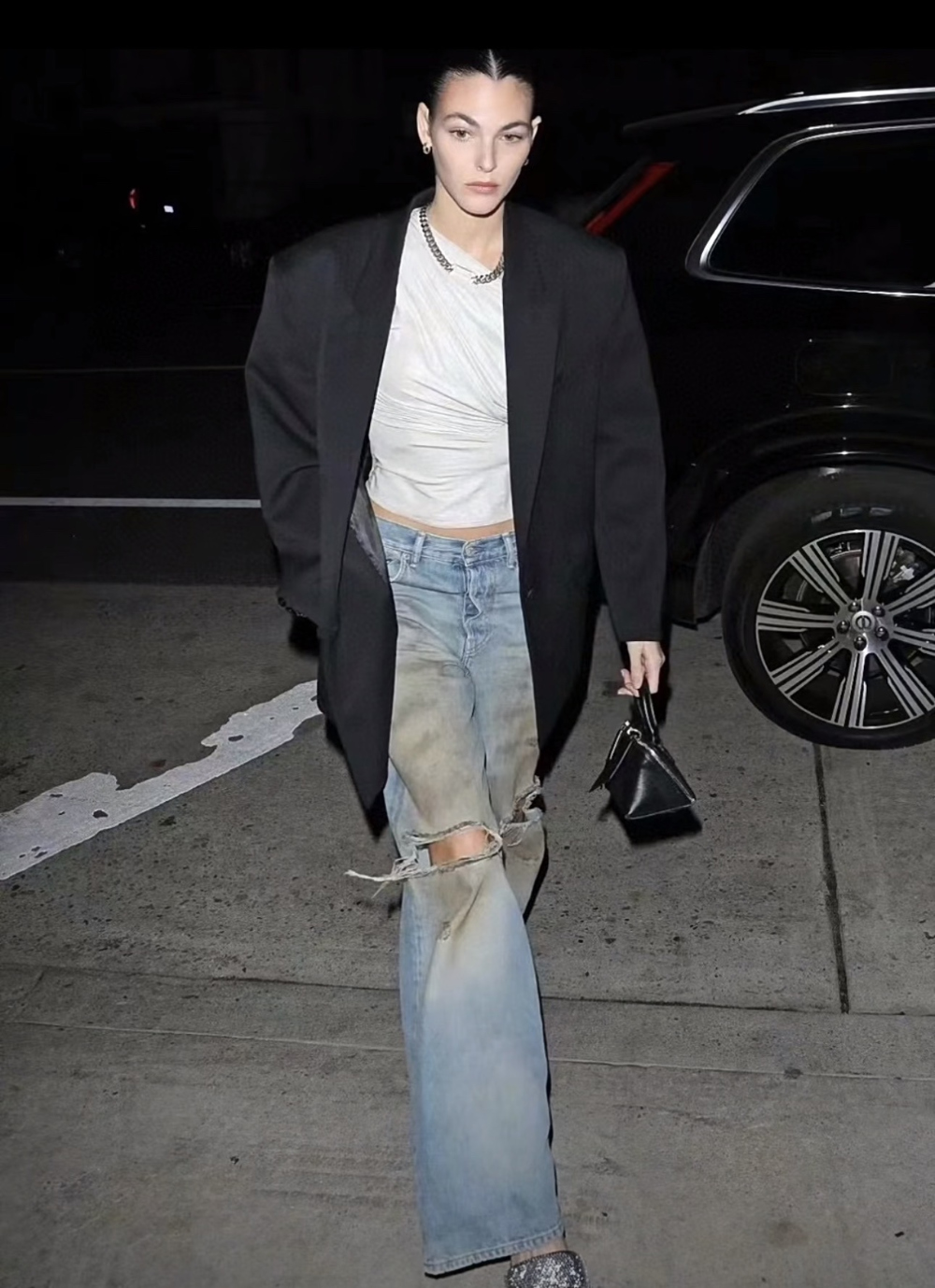 바지 모델 착용 이미지-S35L19