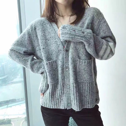 톰브라운 남여공용 가디건 [그레이] TB62