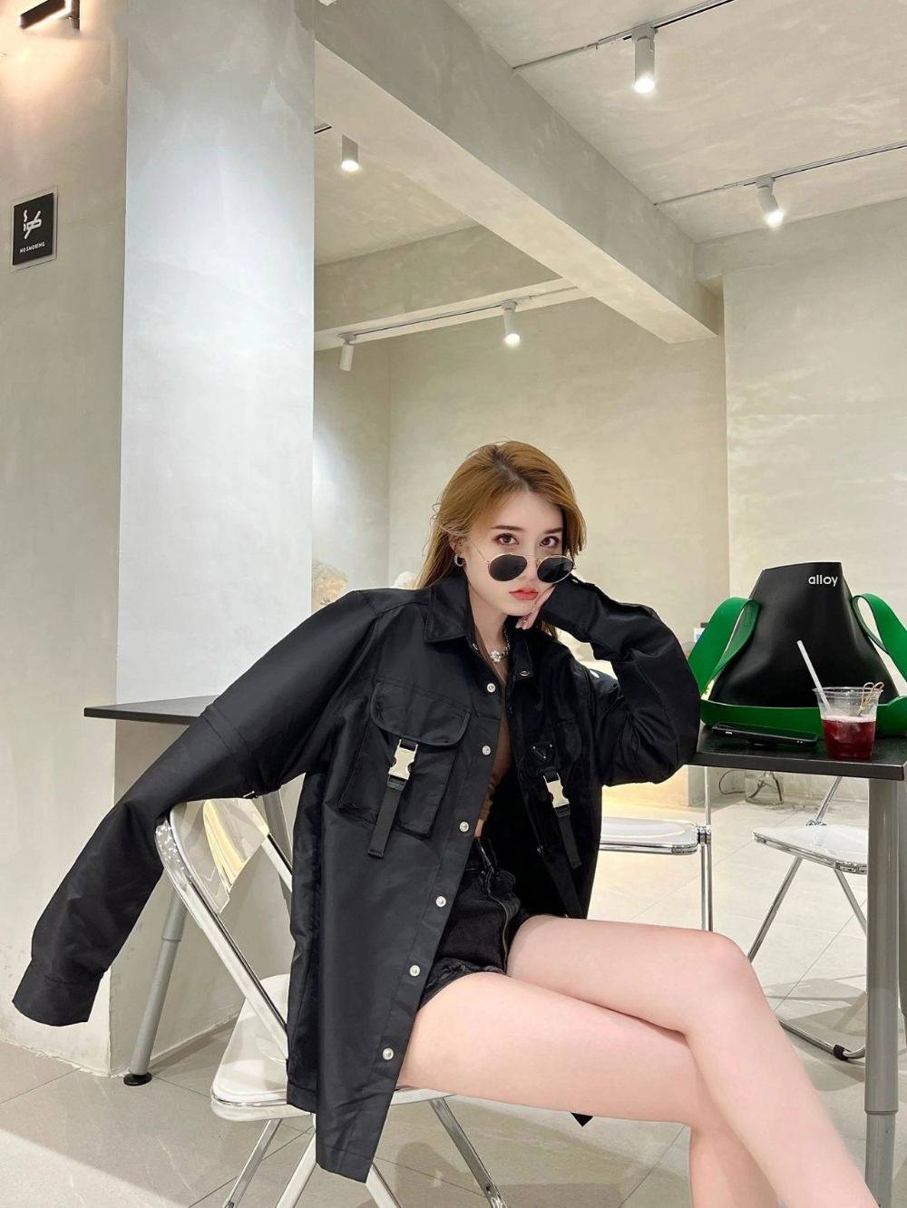 재킷 모델 착용 이미지-S290L8