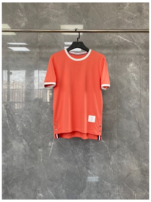 톰브라운 블로킹 반팔티 [오렌지]