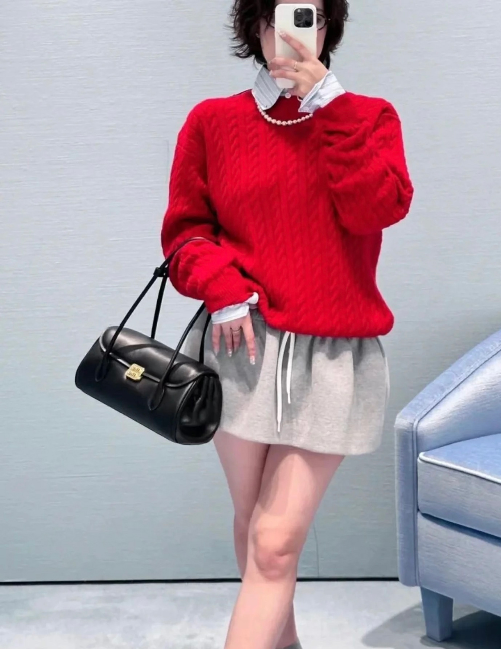 가방 모델 착용 이미지-S347L11