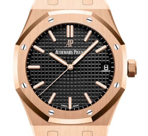 오데마피게 로얄오크 15500OR 18K 로즈골드 [블랙판] [41mm]