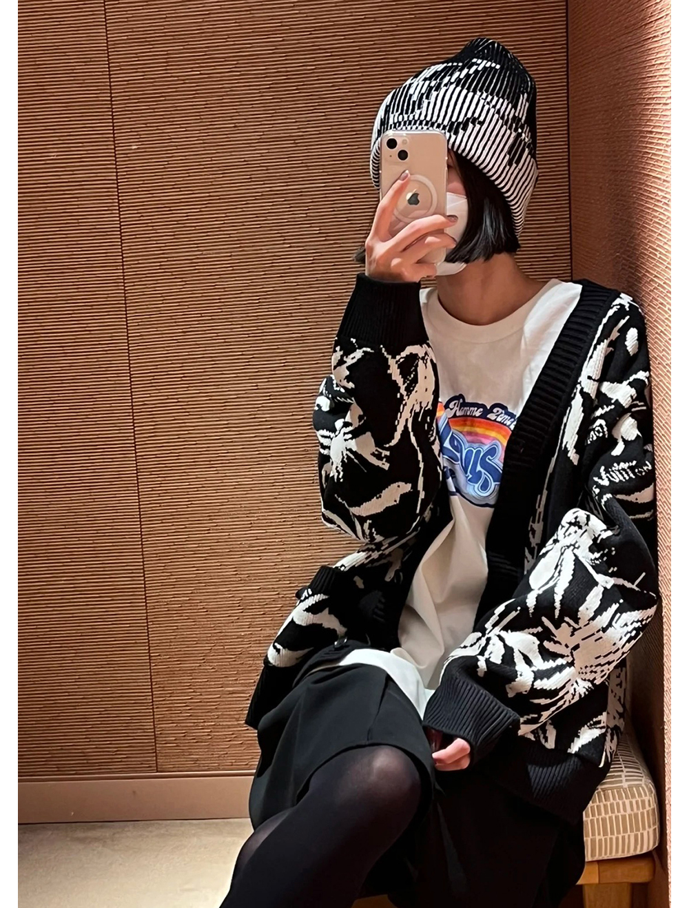 바지 모델 착용 이미지-S1053L12