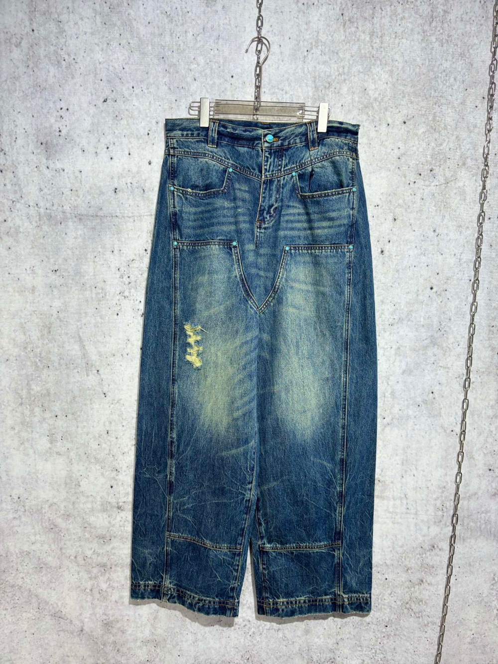 바지 딥블루 색상 이미지-S154L13