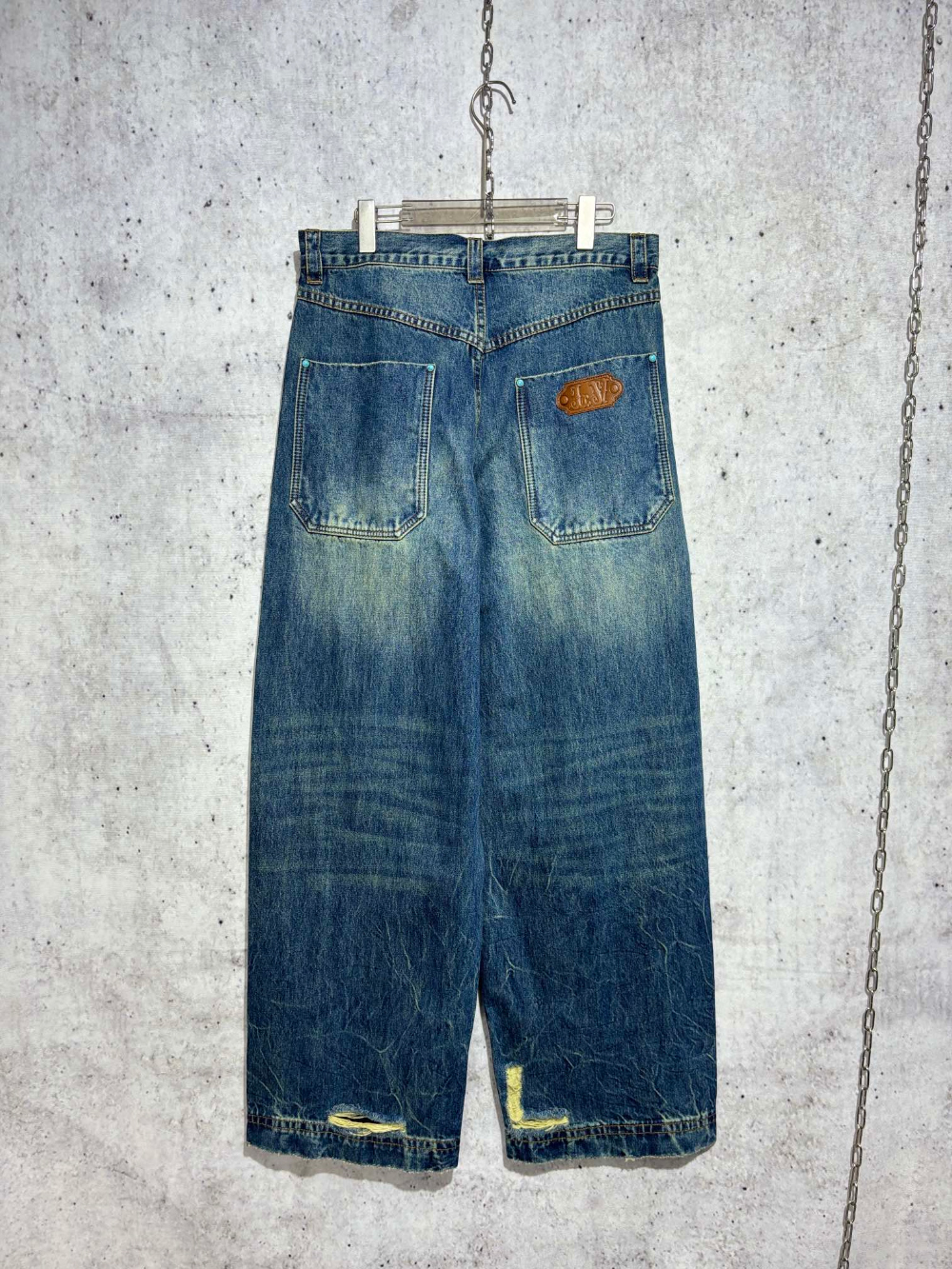 바지 딥블루 색상 이미지-S154L12