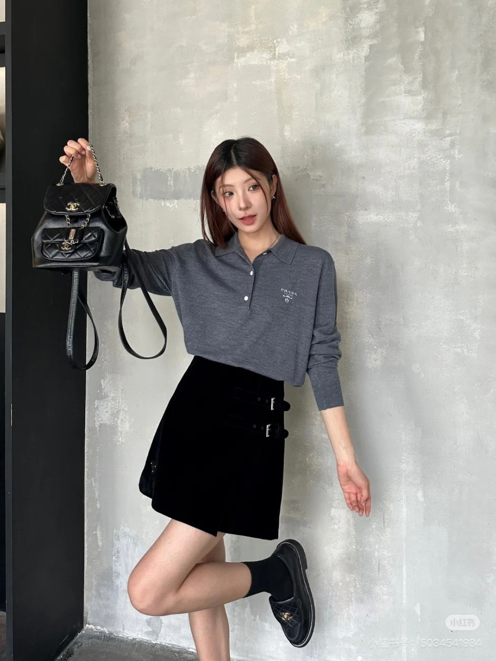 재킷 모델 착용 이미지-S169L5