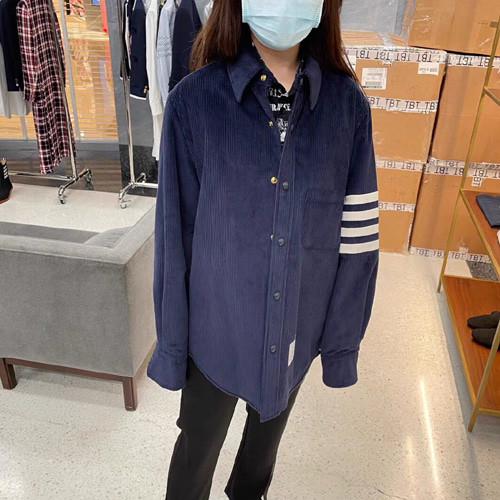톰브라운 남여공용 셔츠 [네이비] TB93