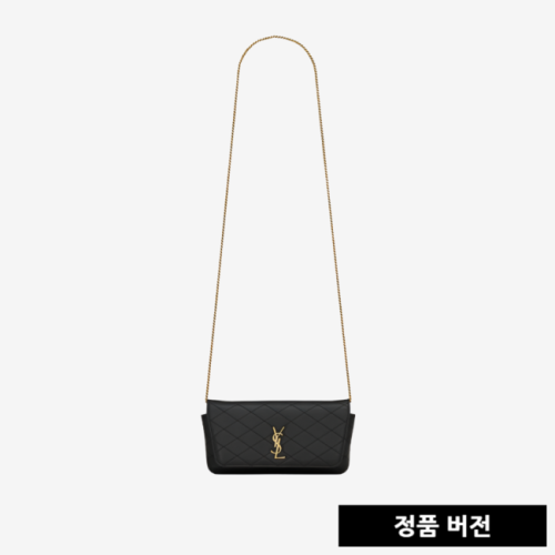 입생로랑 퀼티드 레더 가비 폰 홀더 체인백 742579 [매장-170만원대]