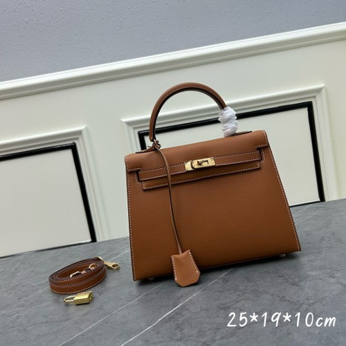 에르메스 켈리백 25cm [브라운]