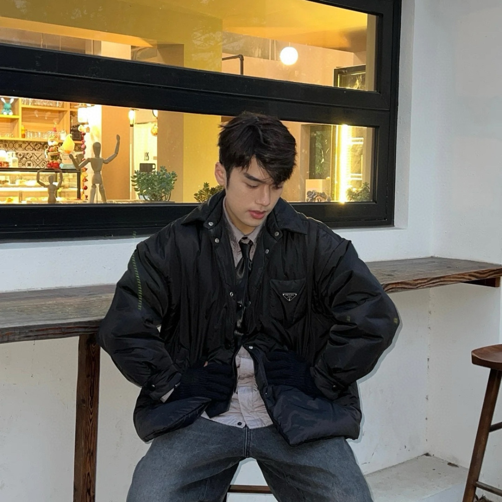 재킷 모델 착용 이미지-S265L13