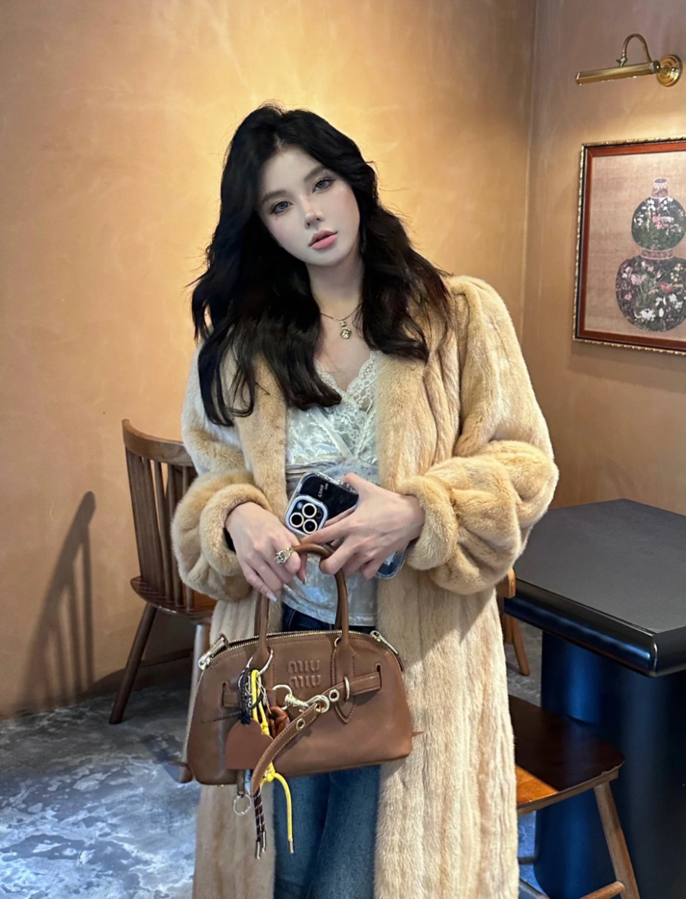 가방 모델 착용 이미지-S350L14