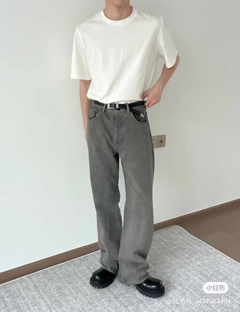 바지 모델 착용 이미지-S120L13