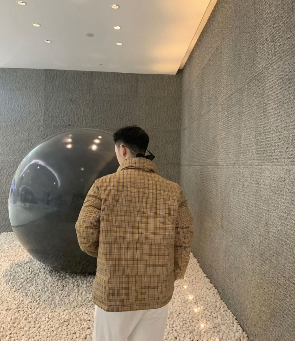 재킷 모델 착용 이미지-S383L10