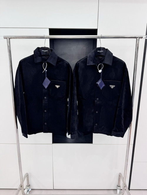 프라다 2023FW 코듀로이 재킷 [블랙]