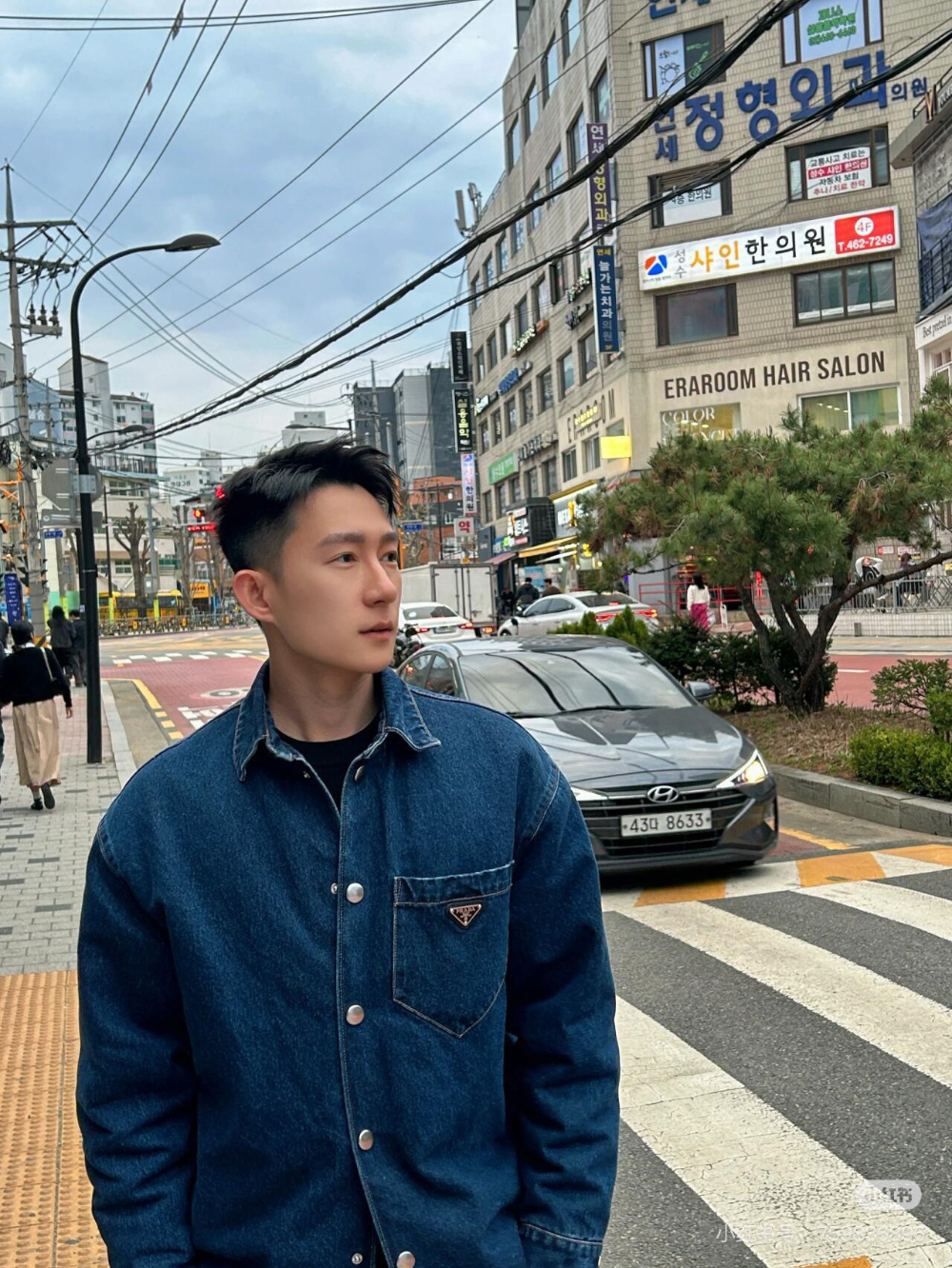 코트 모델 착용 이미지-S160L9