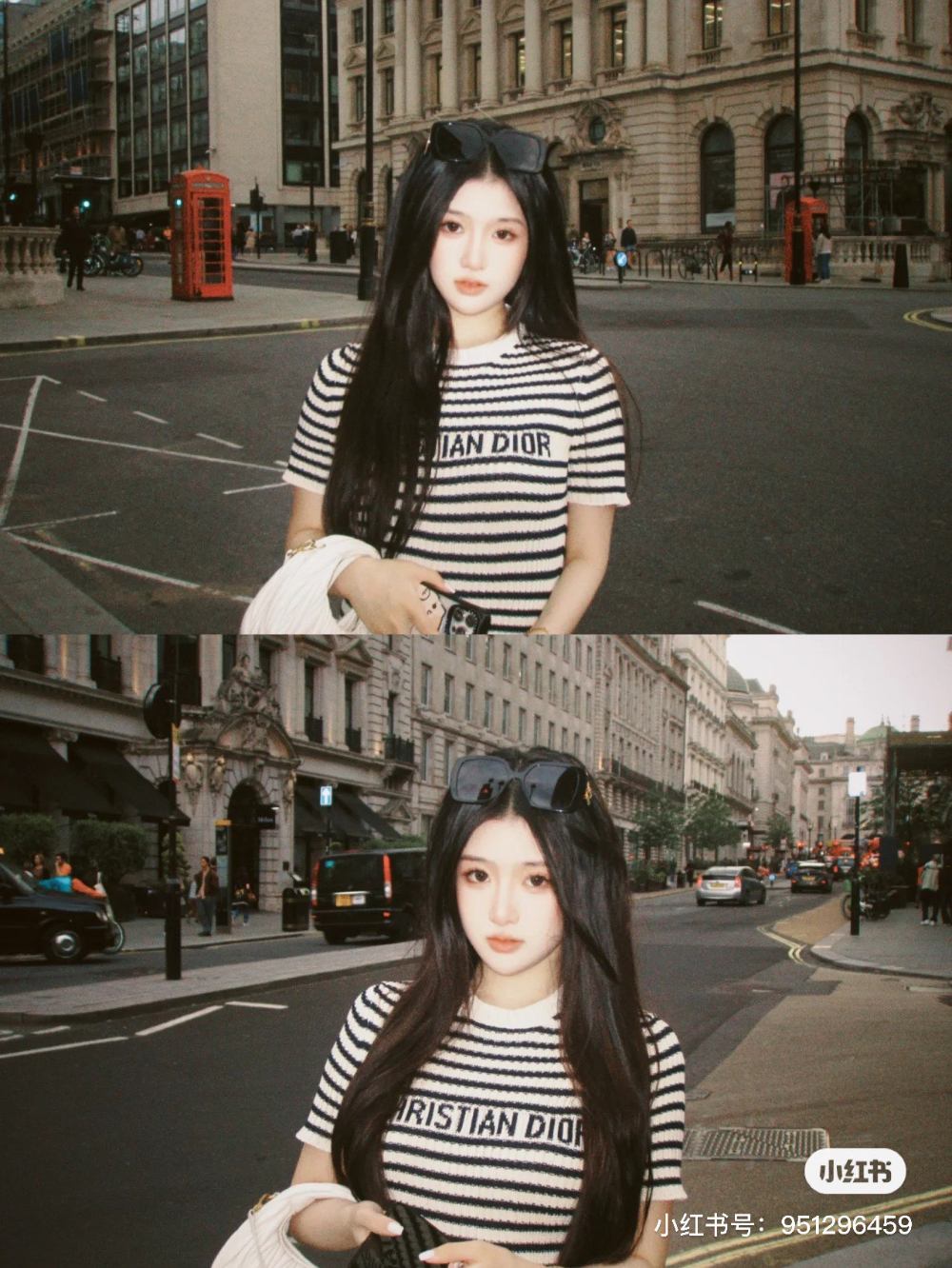 반팔 티셔츠 모델 착용 이미지-S144L12