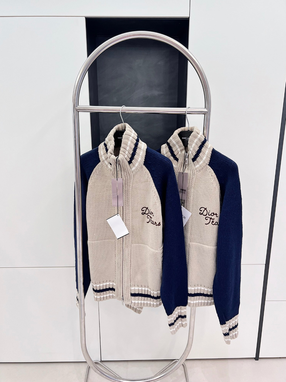 재킷 크림 색상 이미지-S156L14