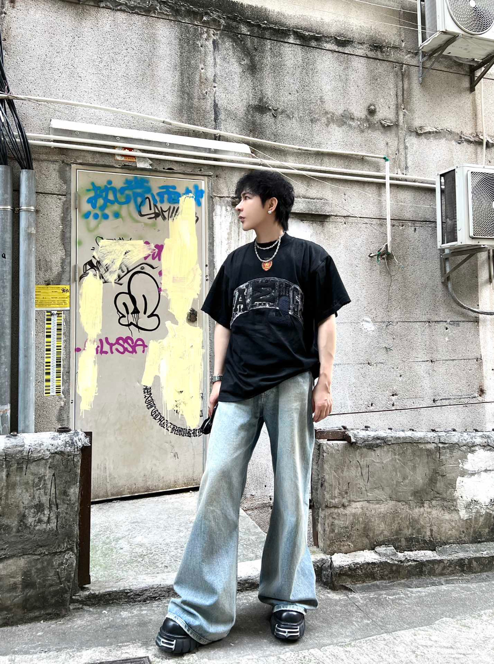 재킷 모델 착용 이미지-S357L11