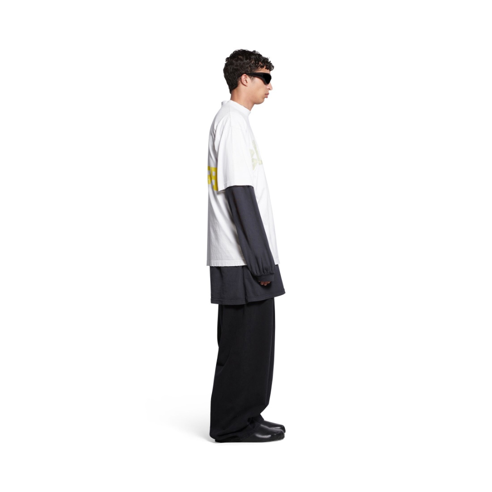 반팔 티셔츠 모델 착용 이미지-S1L12