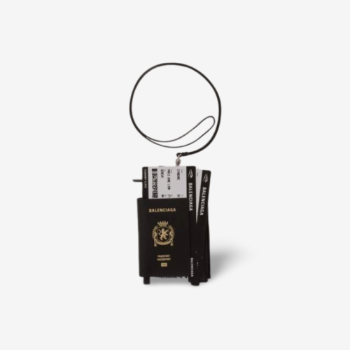 발렌시아가 패스포트 1 티켓 롱 지갑 블랙 [매장-100만원대]