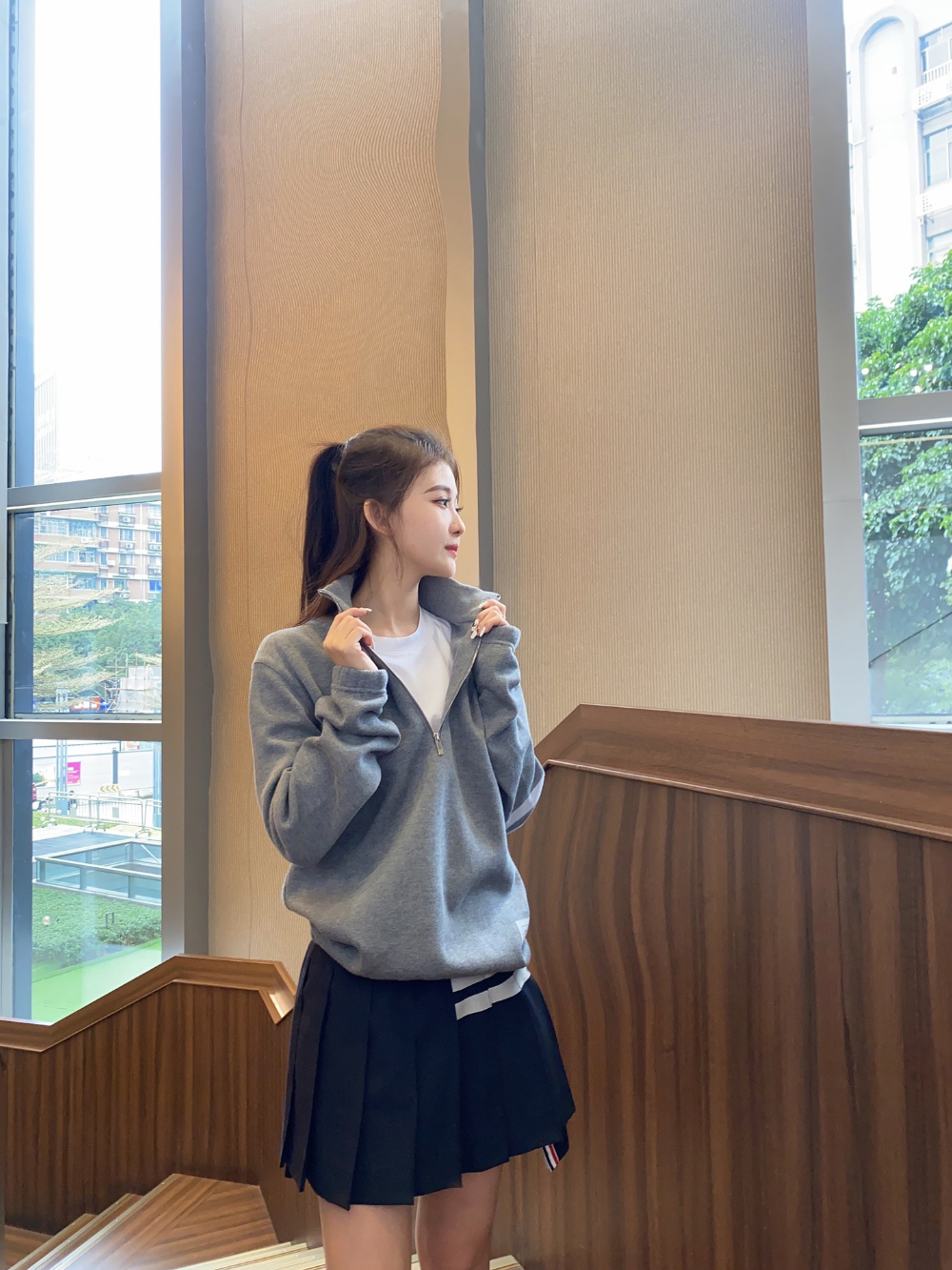 재킷 모델 착용 이미지-S911L14