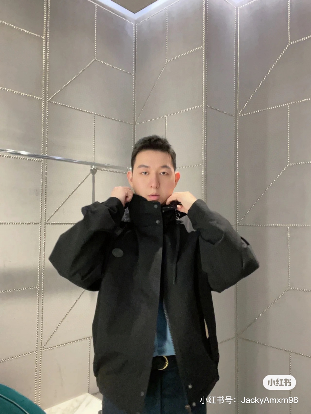 재킷 모델 착용 이미지-S453L10